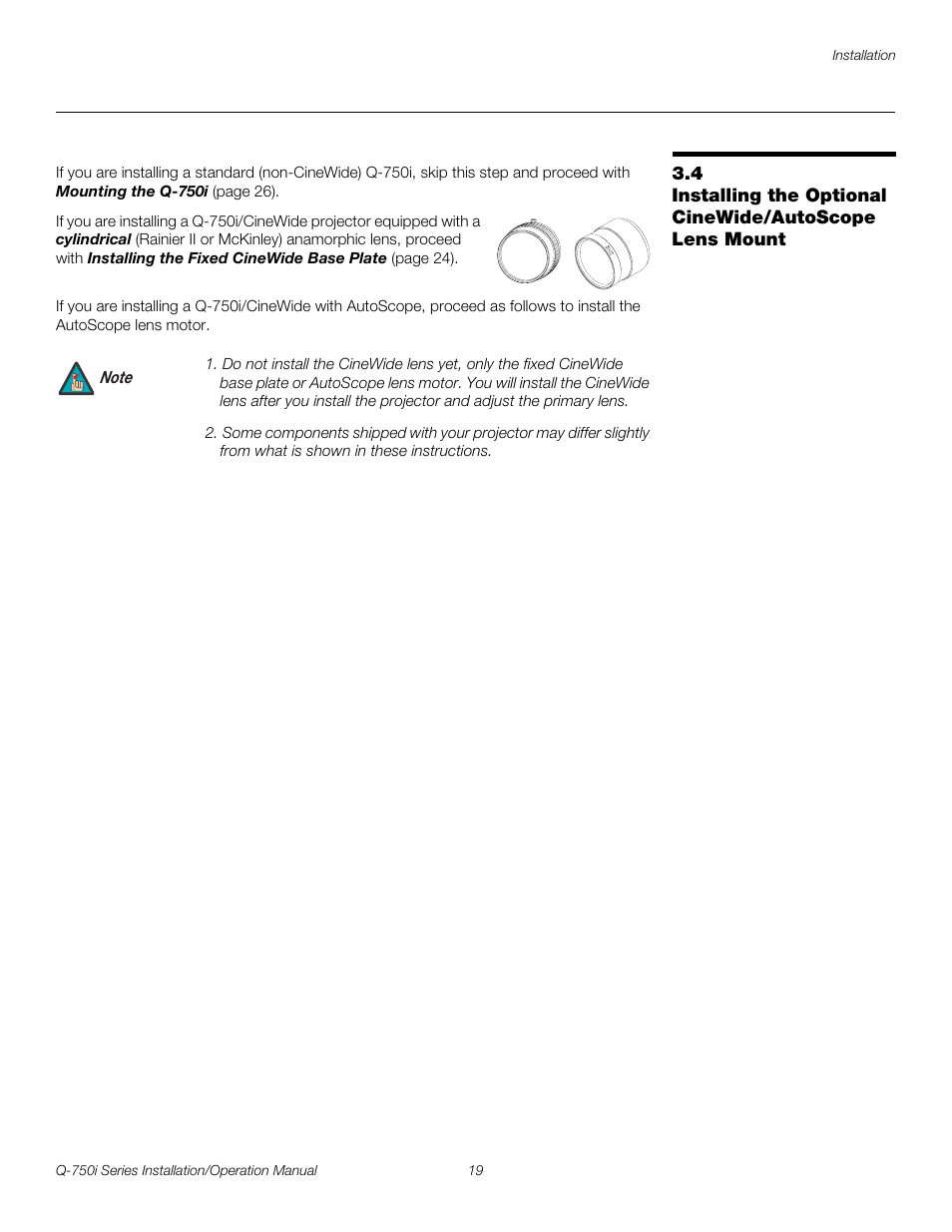 Pre l iminar y | Runco QUANTUM COLOR Q-750I User Manual | Page 35 / 108