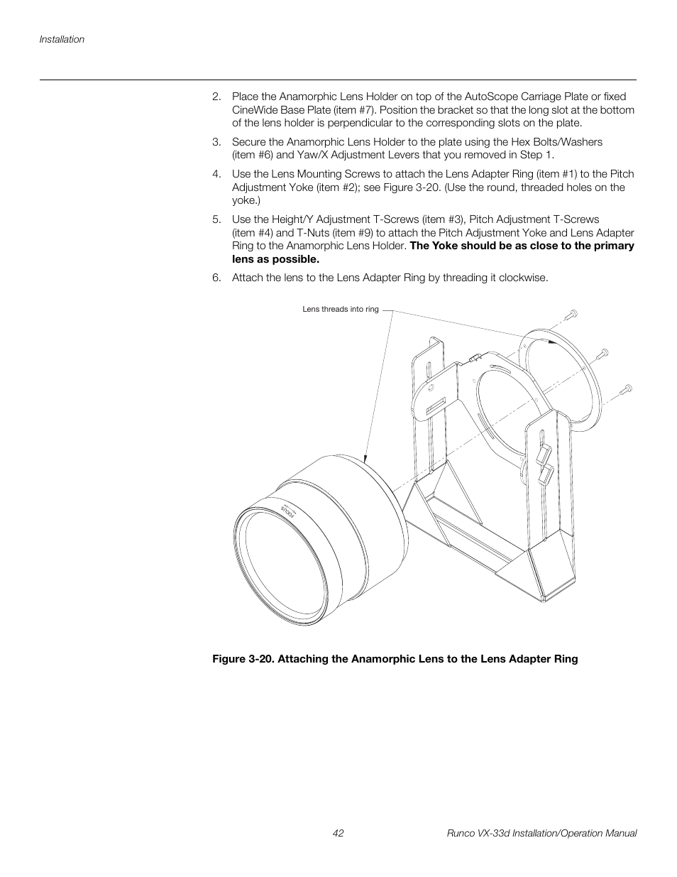 Pre l iminar y | Runco VX VIDEO XTREME VX-33D User Manual | Page 58 / 94