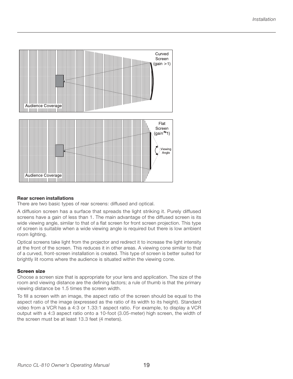 Runco CL-810 User Manual | Page 19 / 58