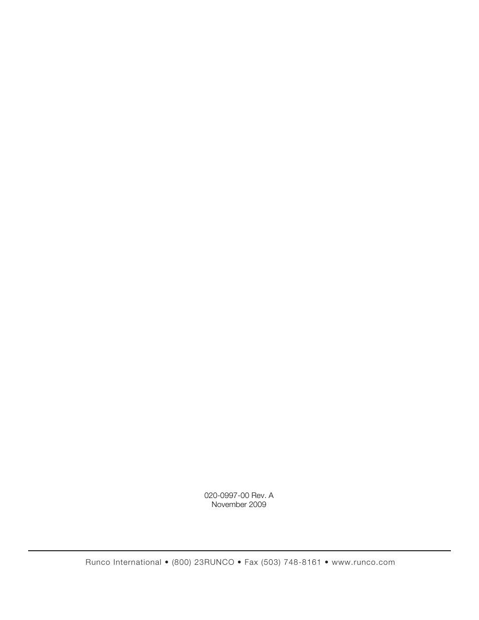 Runco QUANTUM Q-750D User Manual | Page 106 / 106