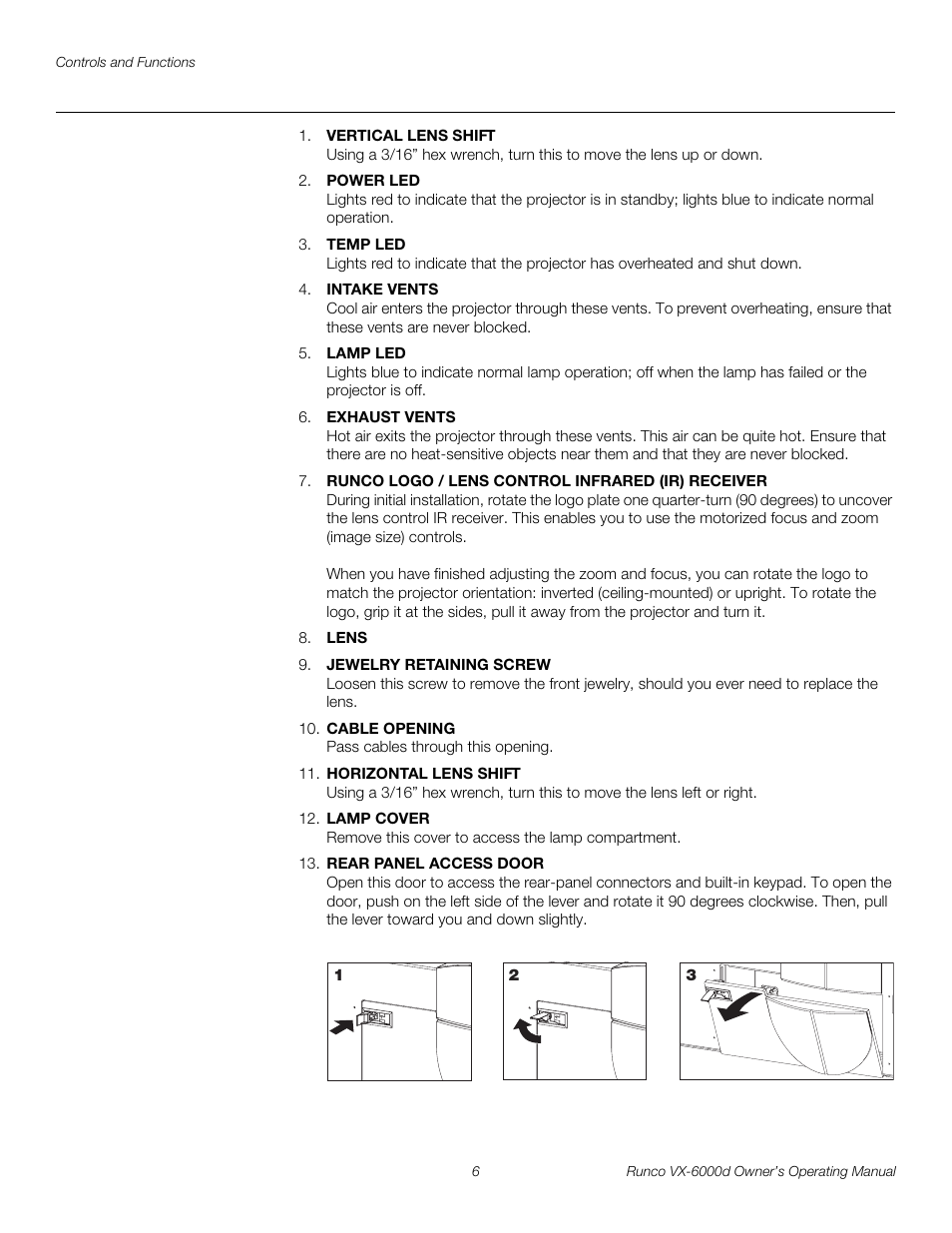 Pre l iminar y | Runco Video Xtreme VX-6000d User Manual | Page 18 / 102