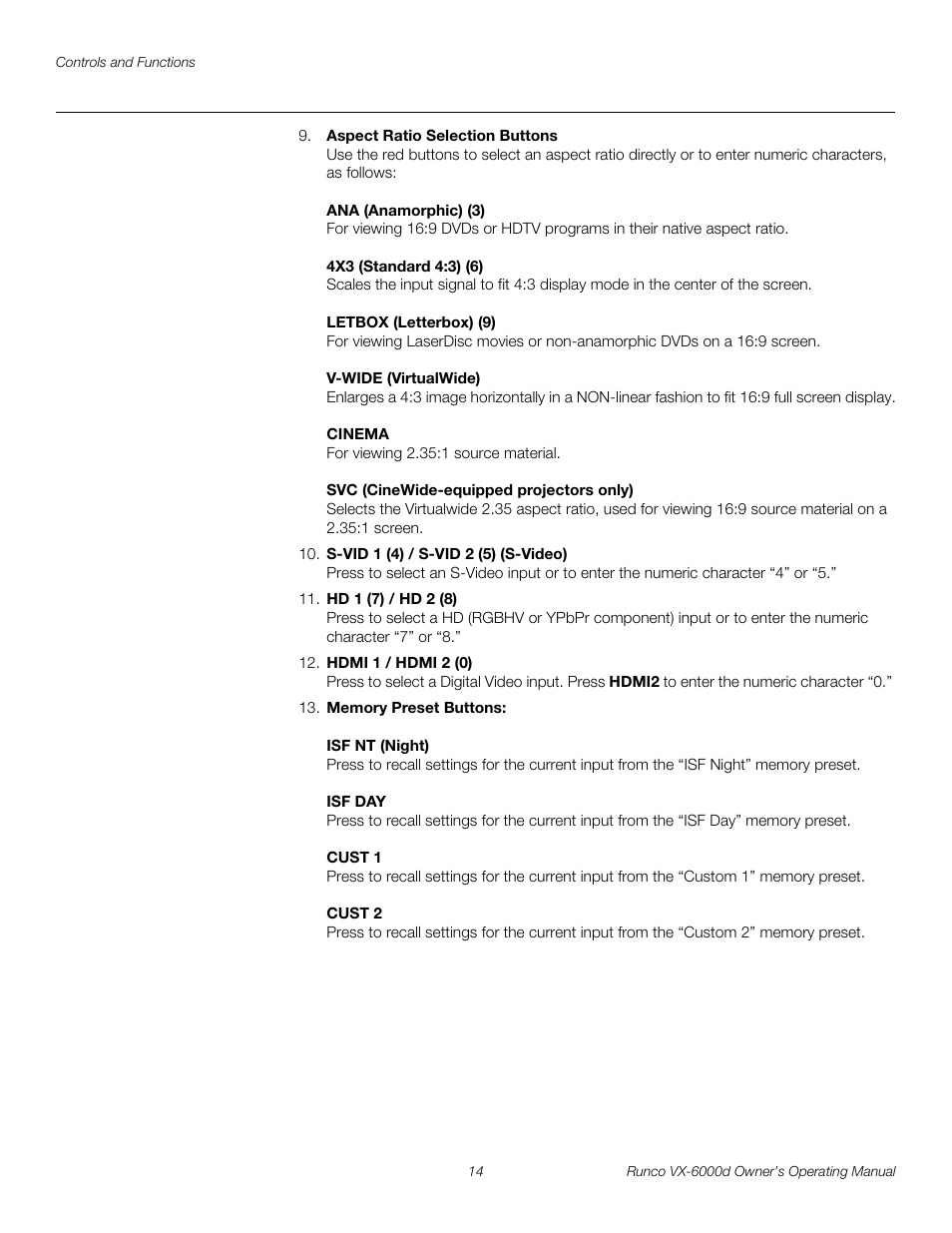 Pre l iminar y | Runco Video Xtreme VX-6000d User Manual | Page 26 / 102