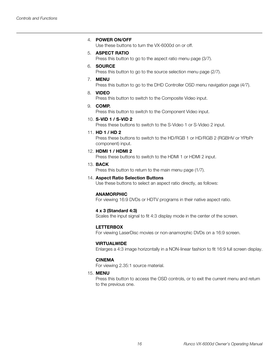 Pre l iminar y | Runco Video Xtreme VX-6000d User Manual | Page 28 / 102