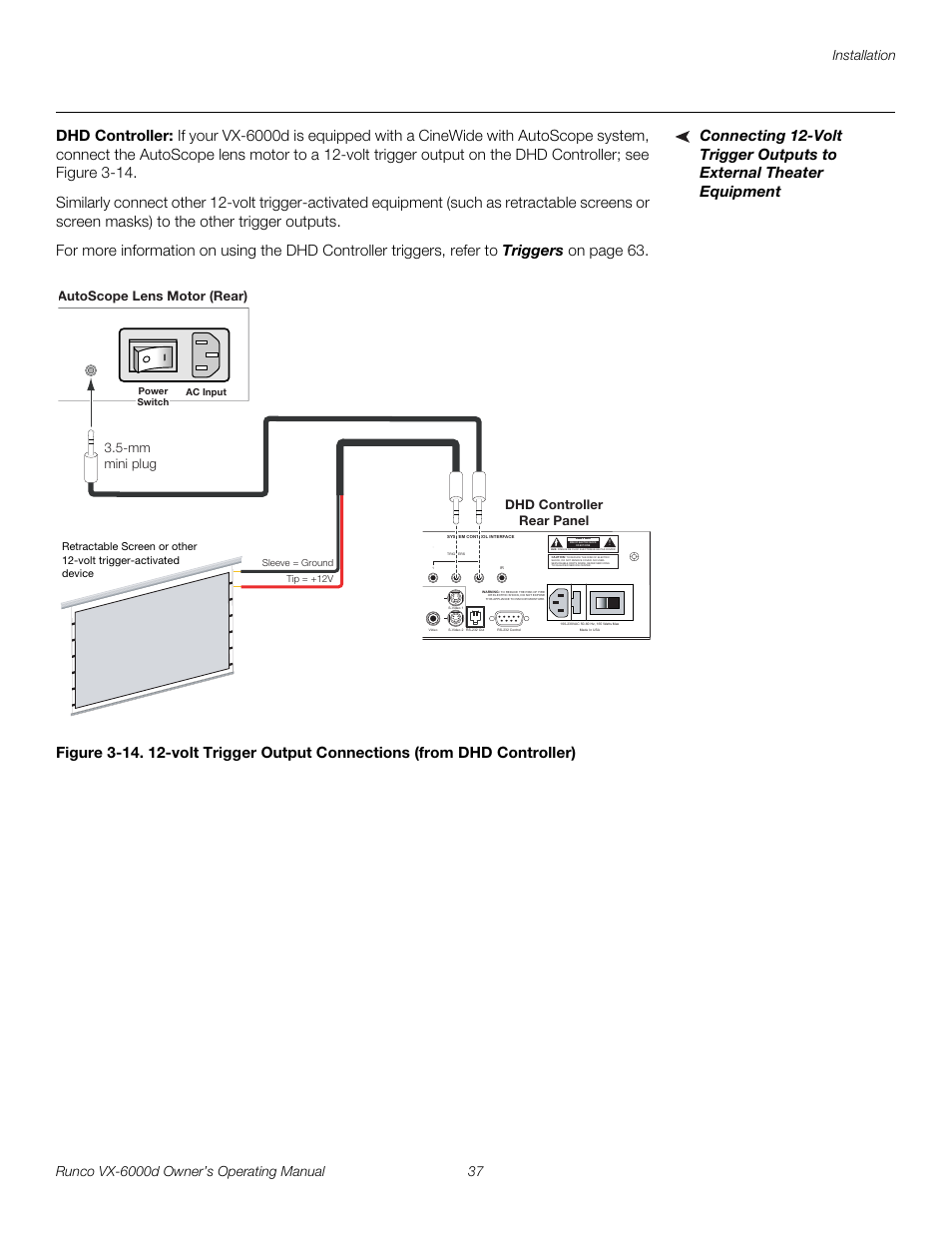 Dhd controller, Pre l iminar y | Runco Video Xtreme VX-6000d User Manual | Page 49 / 102
