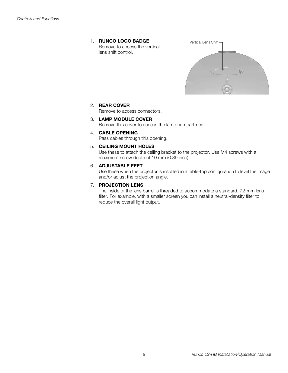 Pre l iminar y | Runco LIGHTSTYLE LS-HB User Manual | Page 24 / 110
