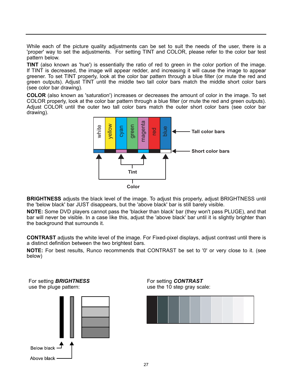 Runco VX-4000d User Manual | Page 29 / 44