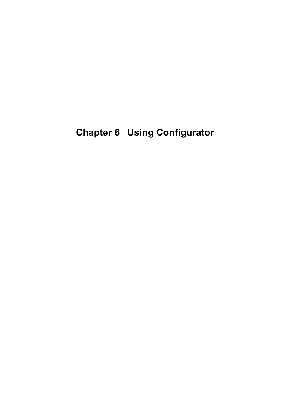 Using configurator, Chapter 6, Chapter 6 using configurator | Renesas 70 User Manual | Page 105 / 162