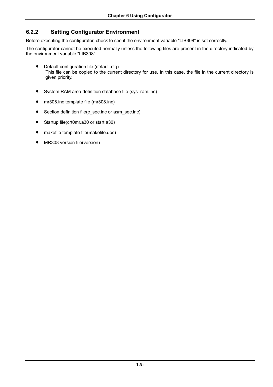 Setting configurator environment | Renesas 70 User Manual | Page 135 / 162