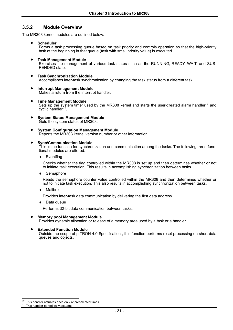 Module overview | Renesas 70 User Manual | Page 41 / 162