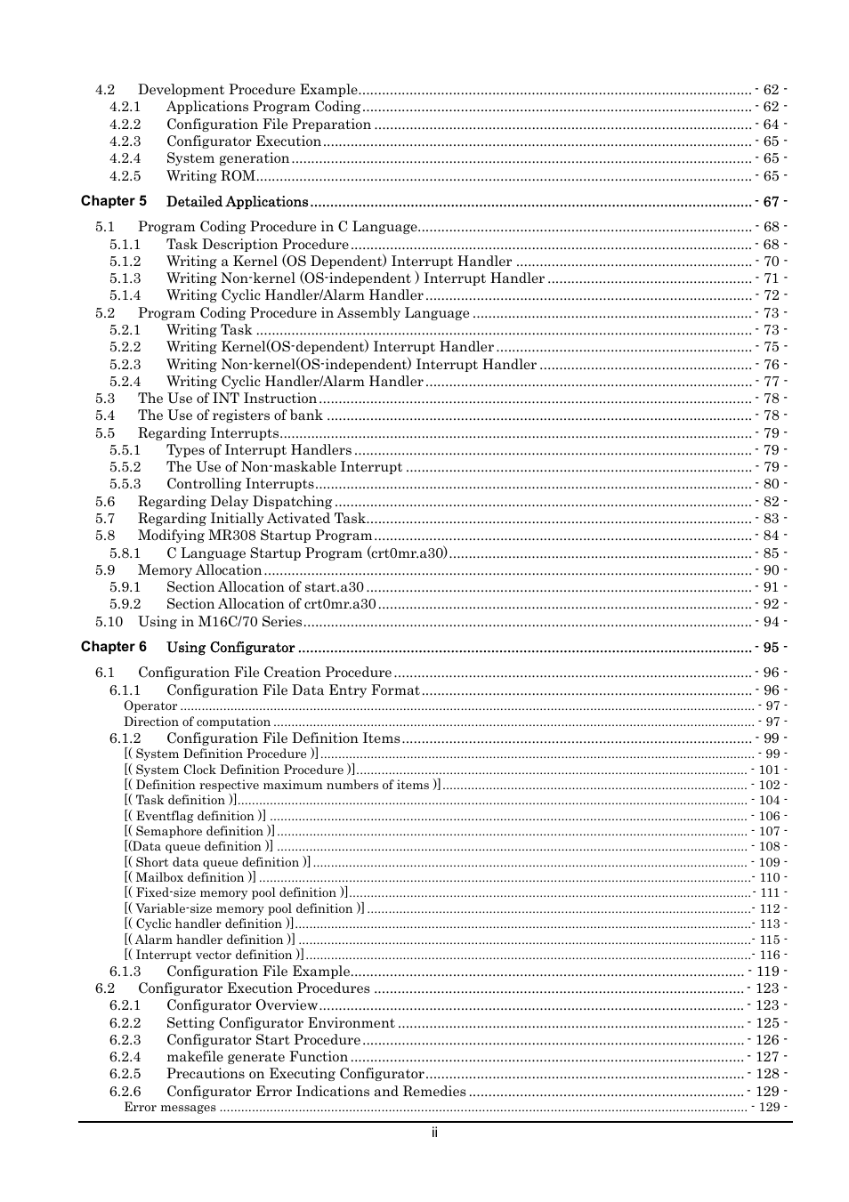 Renesas 70 User Manual | Page 6 / 162