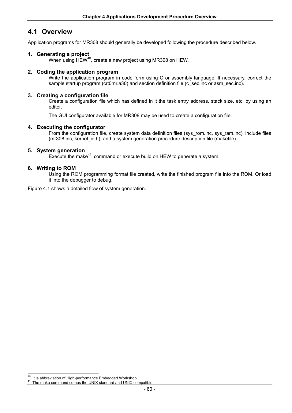 Overview, 1 overview | Renesas 70 User Manual | Page 70 / 162