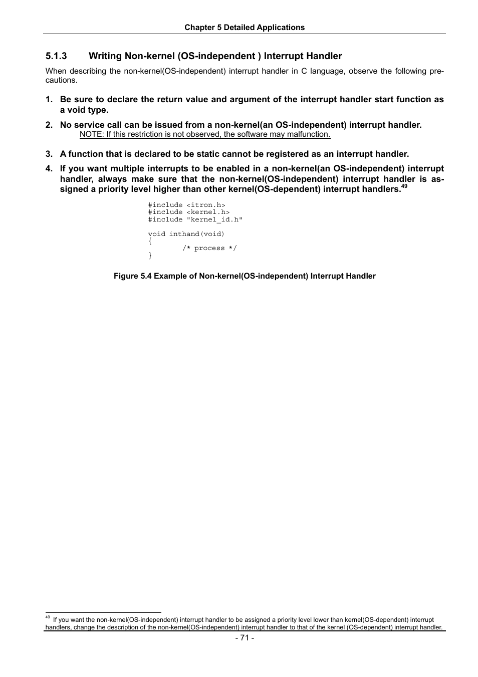 Renesas 70 User Manual | Page 81 / 162