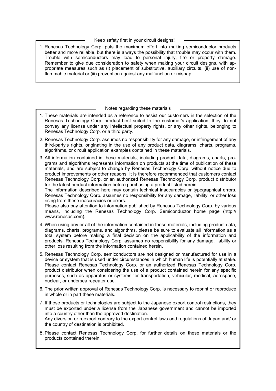 Renesas M3062PT2-EPB User Manual | Page 2 / 102