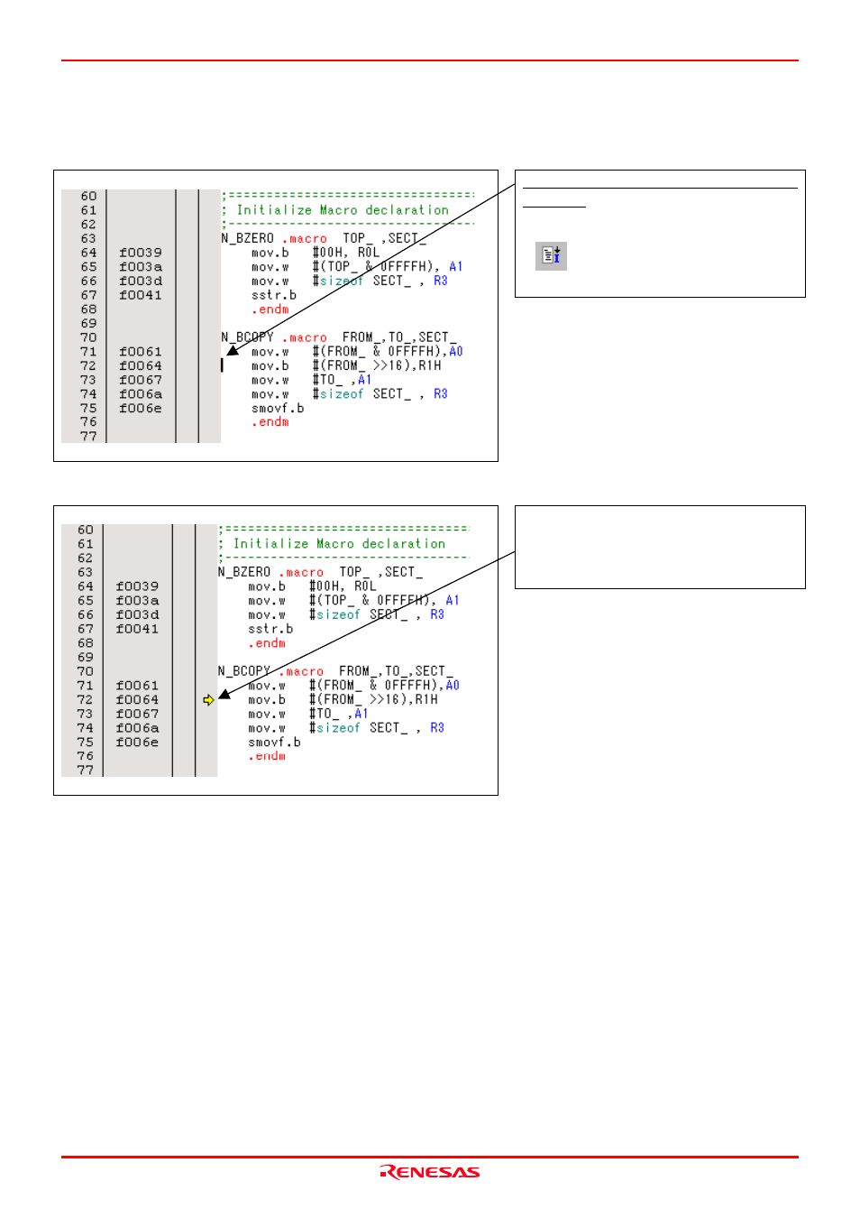 Renesas M3062PT2-EPB User Manual | Page 61 / 102
