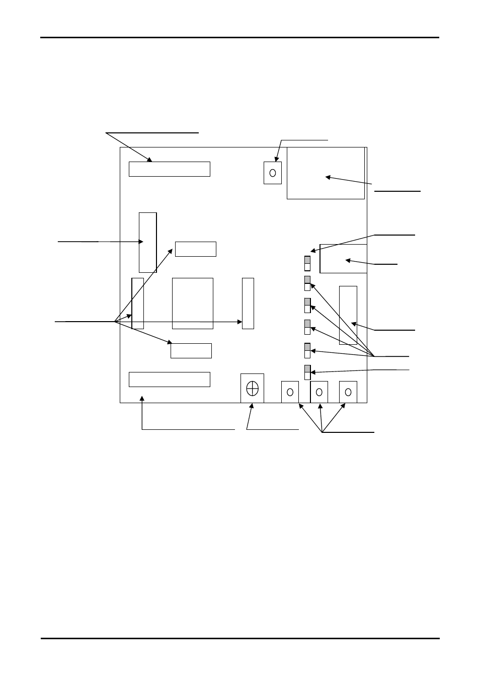 Chapter 4. board layout, Component layout | Renesas Single-Chip Microcomputer H8/36079 User Manual | Page 8 / 27