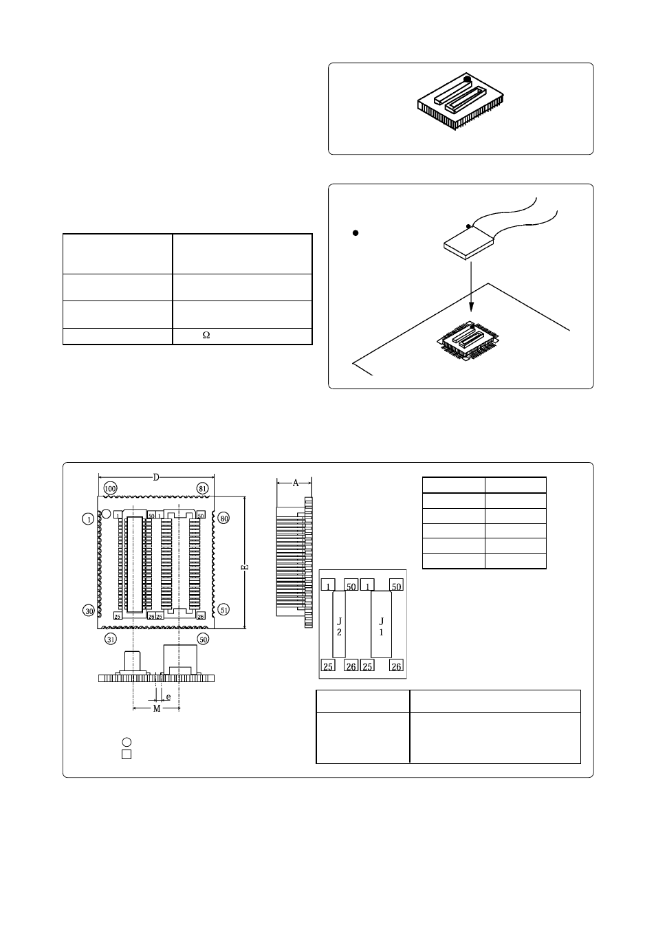 Outline, Package components, Specifications | Usage, External dimensions of the m3t-direct100s | Renesas Direct Dummy IC M3T-DIRECT100S User Manual | Page 2 / 4