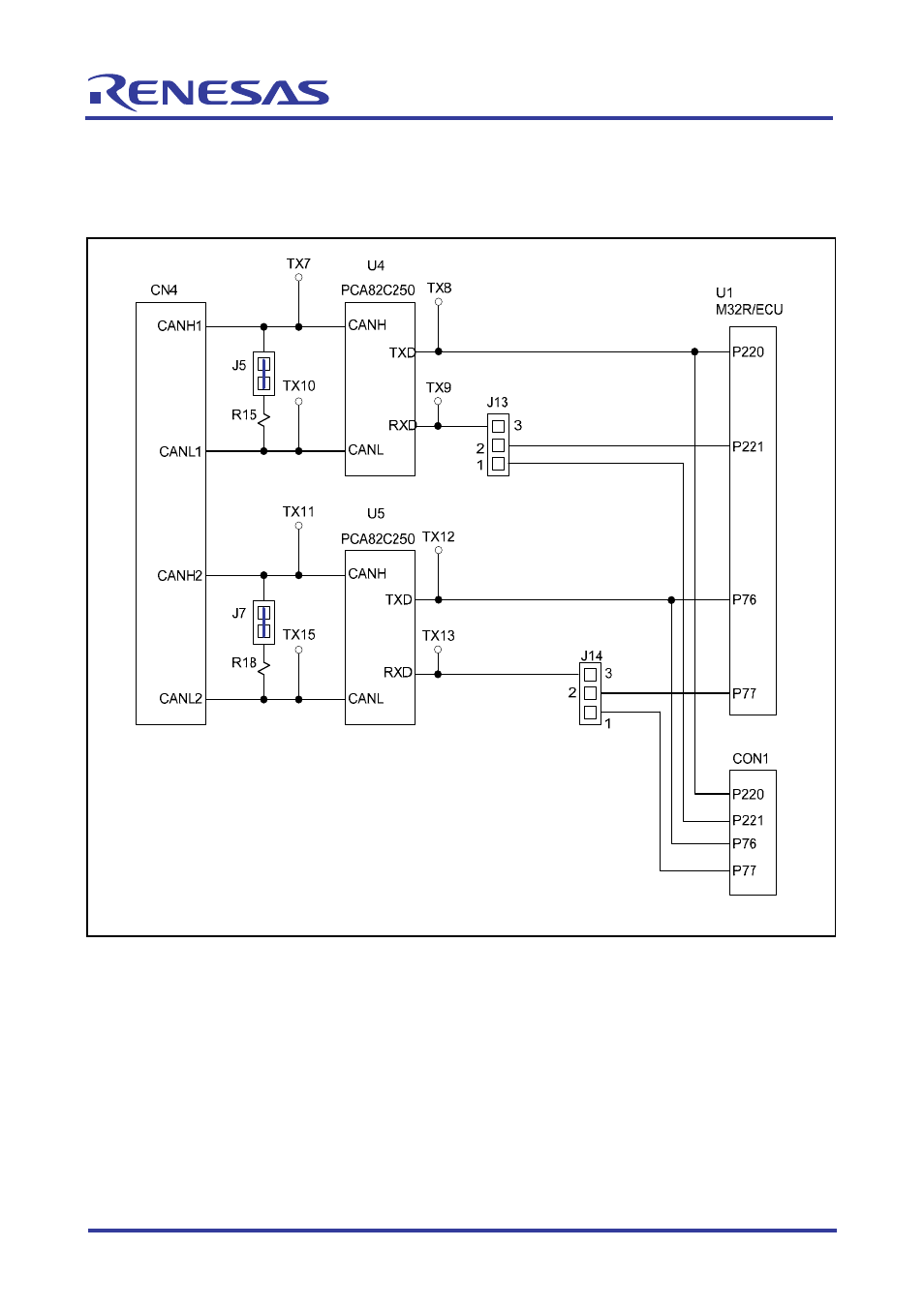 9 can interface | Renesas 32176 User Manual | Page 63 / 95