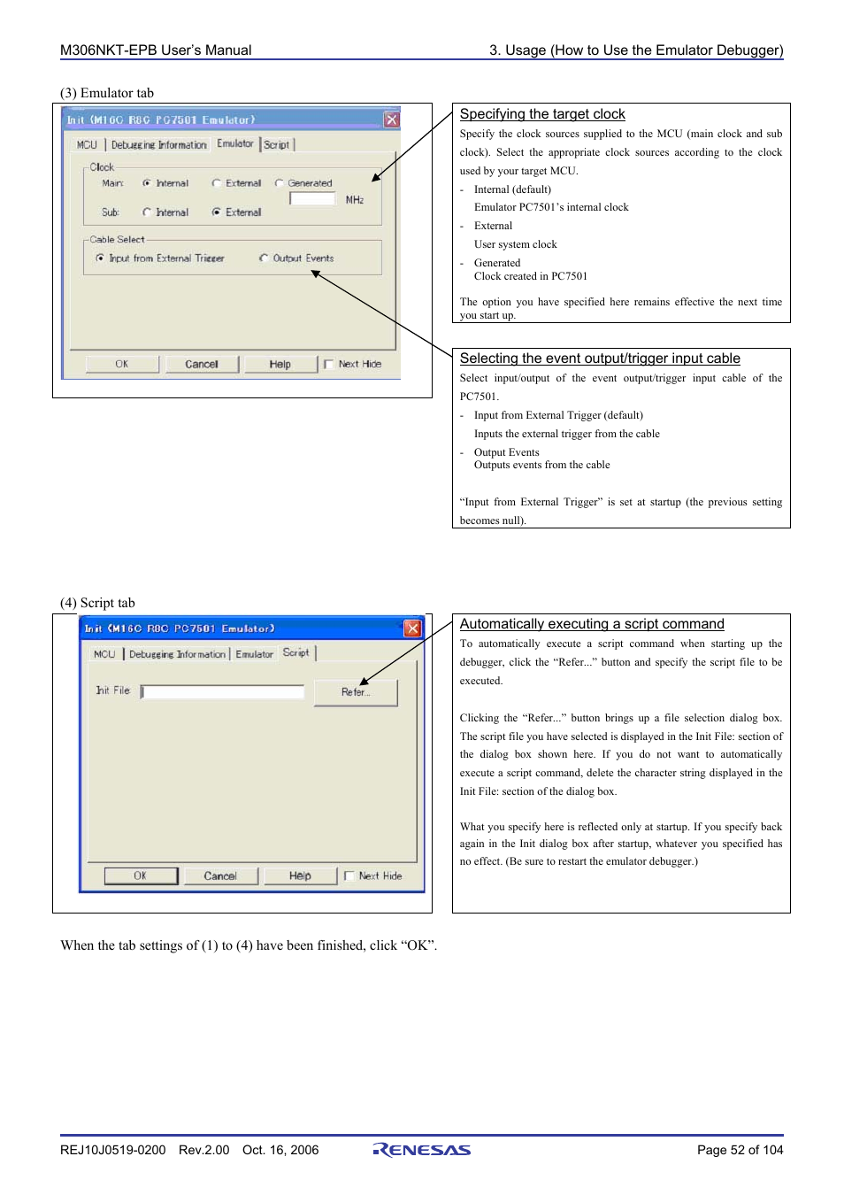 Renesas M16C/6NM User Manual | Page 54 / 106