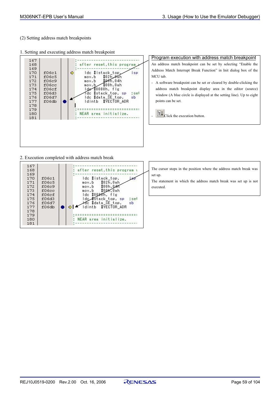 Renesas M16C/6NM User Manual | Page 61 / 106