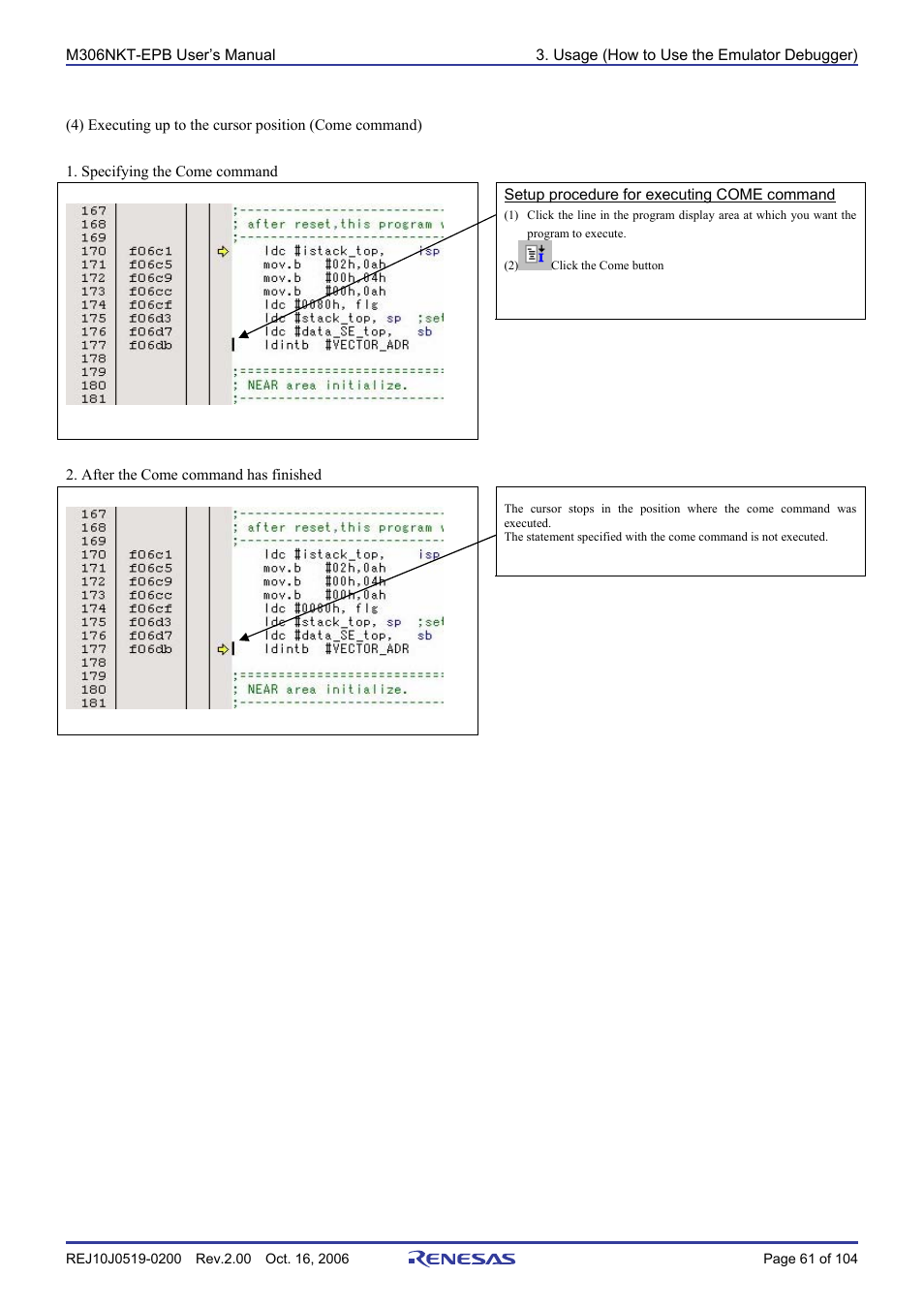 Renesas M16C/6NM User Manual | Page 63 / 106