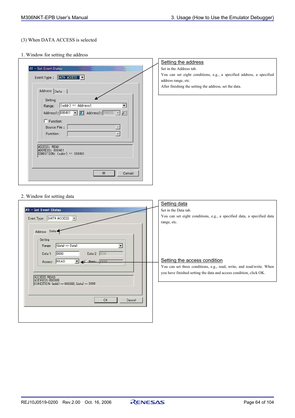 Renesas M16C/6NM User Manual | Page 66 / 106