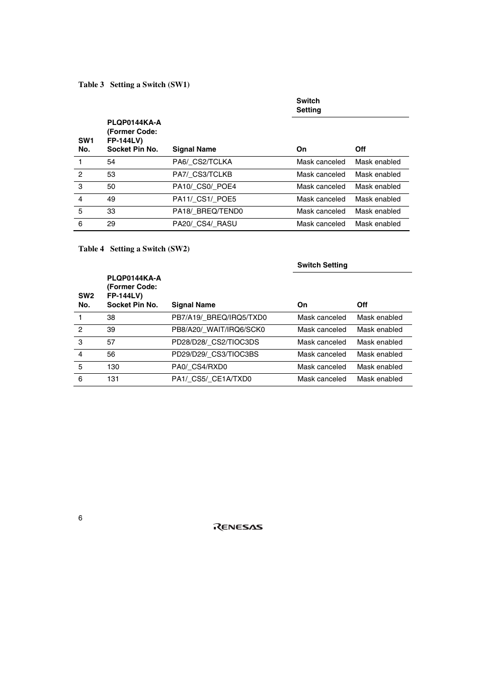 Renesas SH7085 User Manual | Page 26 / 50