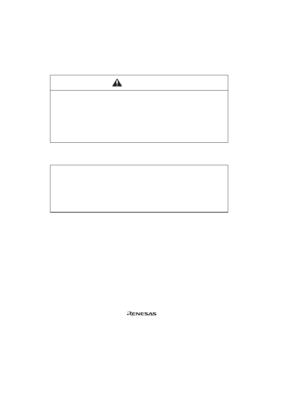 Section 2connection procedures, Section 2, Connection procedures | Caution, Warning | Renesas H8S/2338 Series User Manual | Page 10 / 23