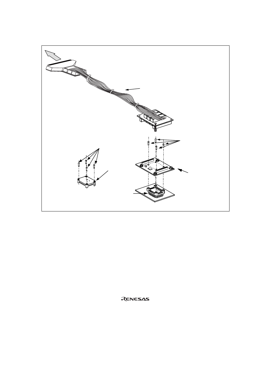 Figure 1hs2338ech61h user system interface cable | Renesas H8S/2338 Series User Manual | Page 8 / 23