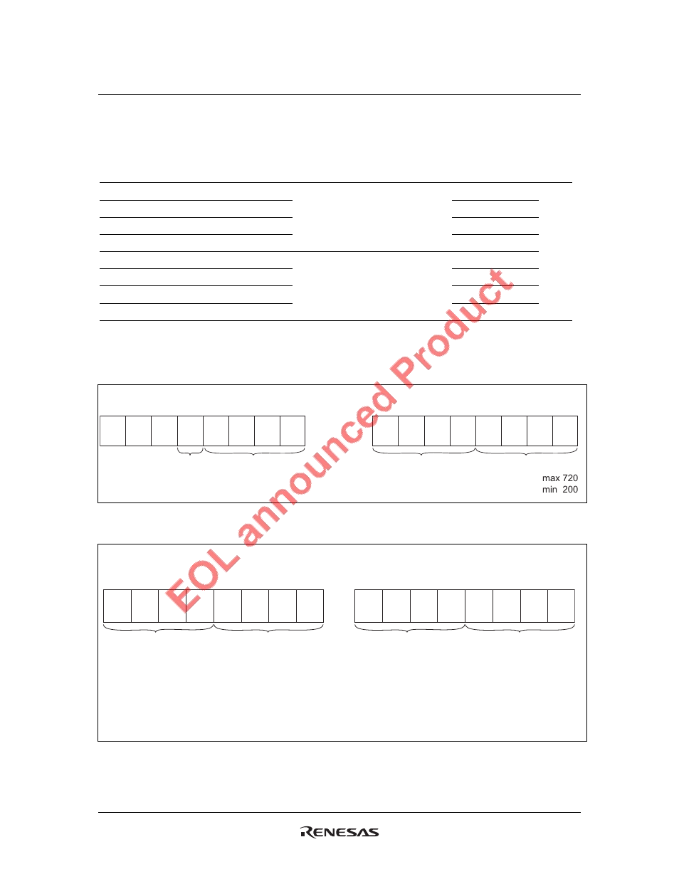 C controlled register bit map (cont.) | Renesas HD151TS207SS User Manual | Page 18 / 38