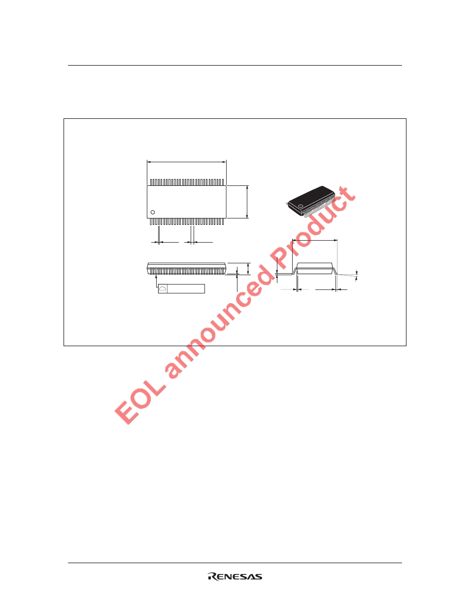Package dimensions | Renesas HD151TS207SS User Manual | Page 37 / 38