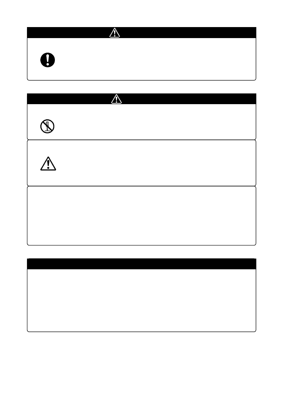 Warning, Important, Caution | Warnings for use environment, Caution for keeping this product, When using the product, Caution to be taken for modifying this product, Cautions to be taken for handling this product | Renesas PCA7400 User Manual | Page 7 / 18