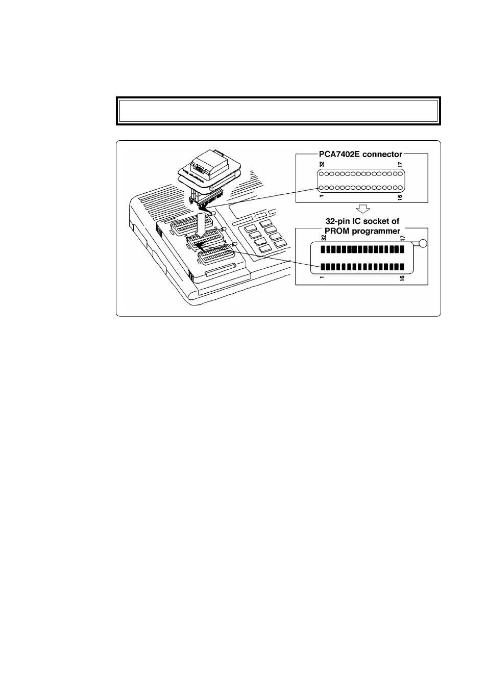 2 attaching adapter to prom programmer | Renesas PCA4738HF-64 User Manual | Page 12 / 20