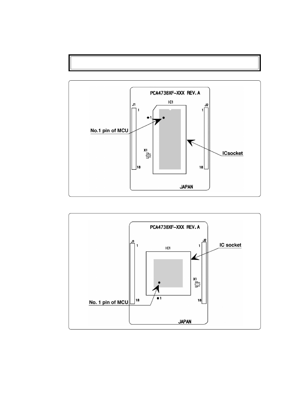 3 inserting mcu into programming adapter | Renesas PCA4738HF-64 User Manual | Page 13 / 20