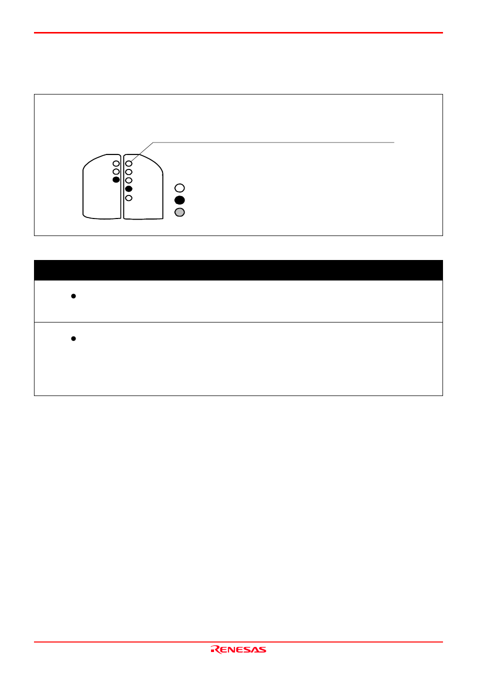 4 led display when the emulator starts up normally, Important | Renesas Emulation Probe M30850T2-EPB User Manual | Page 25 / 98
