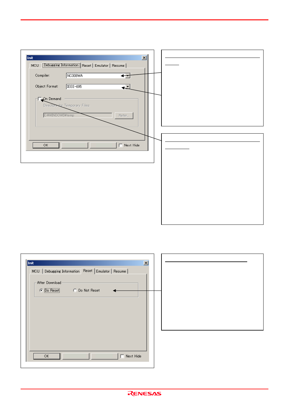 Renesas Emulation Probe M30850T2-EPB User Manual | Page 50 / 98
