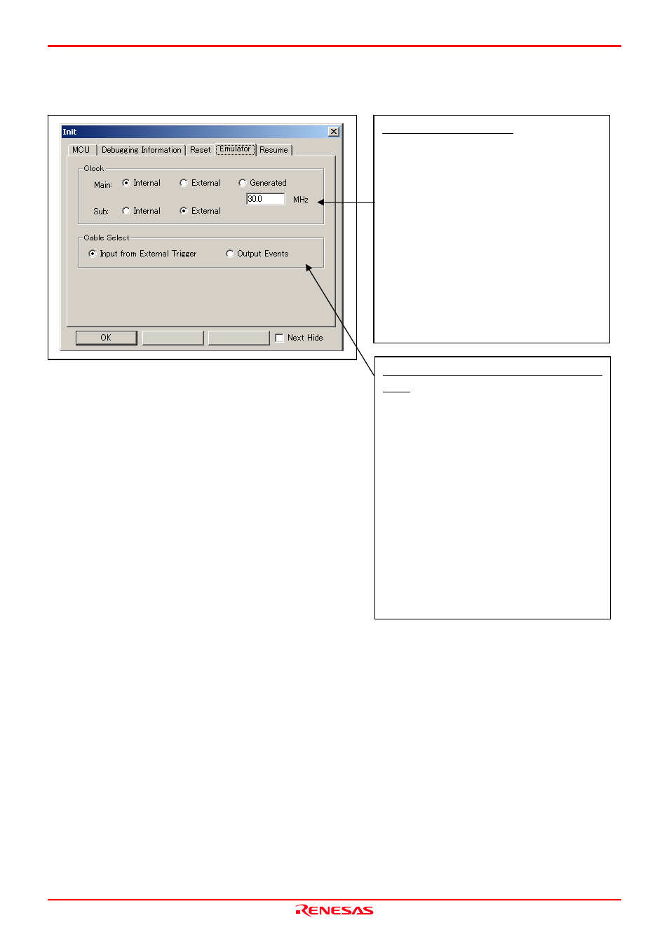 Renesas Emulation Probe M30850T2-EPB User Manual | Page 51 / 98