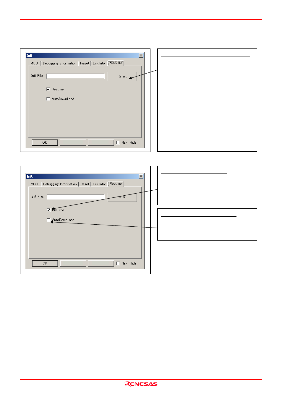 Renesas Emulation Probe M30850T2-EPB User Manual | Page 52 / 98