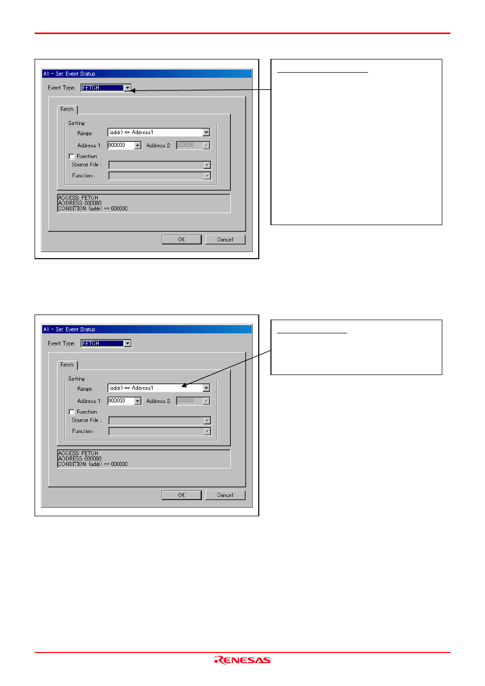 Renesas Emulation Probe M30850T2-EPB User Manual | Page 63 / 98