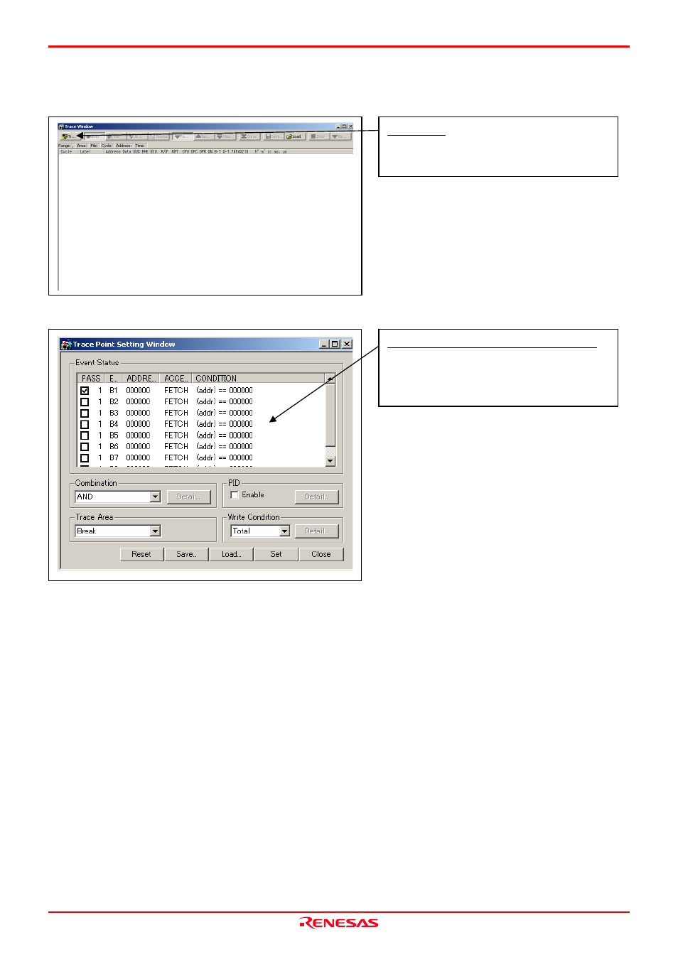 Renesas Emulation Probe M30850T2-EPB User Manual | Page 70 / 98