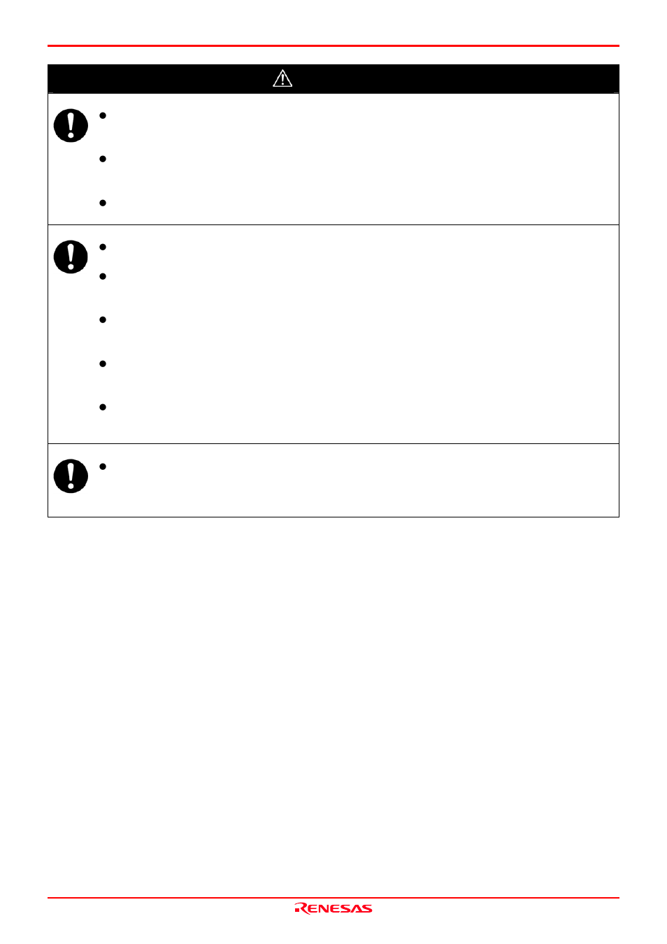 Caution | Renesas Emulation Probe M30850T2-EPB User Manual | Page 8 / 98