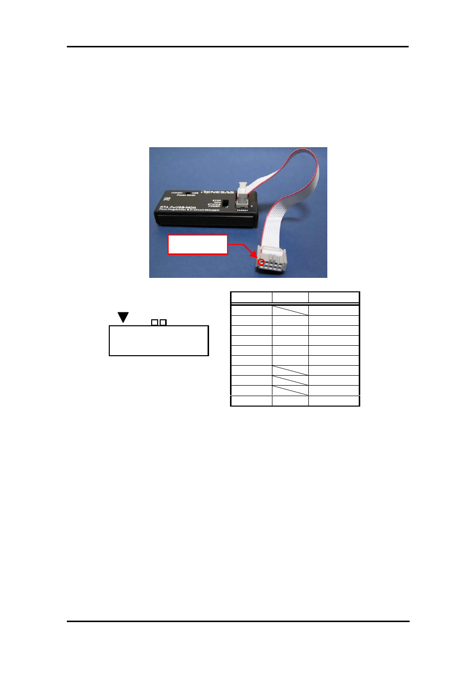 2 pin assignments, 3 example connection | Renesas M16C FAMILY User Manual | Page 83 / 103