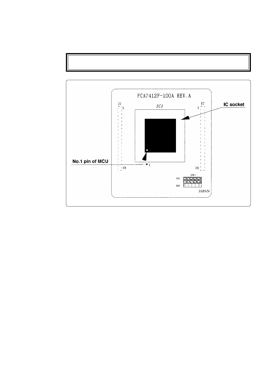4 inserting an mcu into the adapter | Renesas PCA7413F-80 User Manual | Page 10 / 20