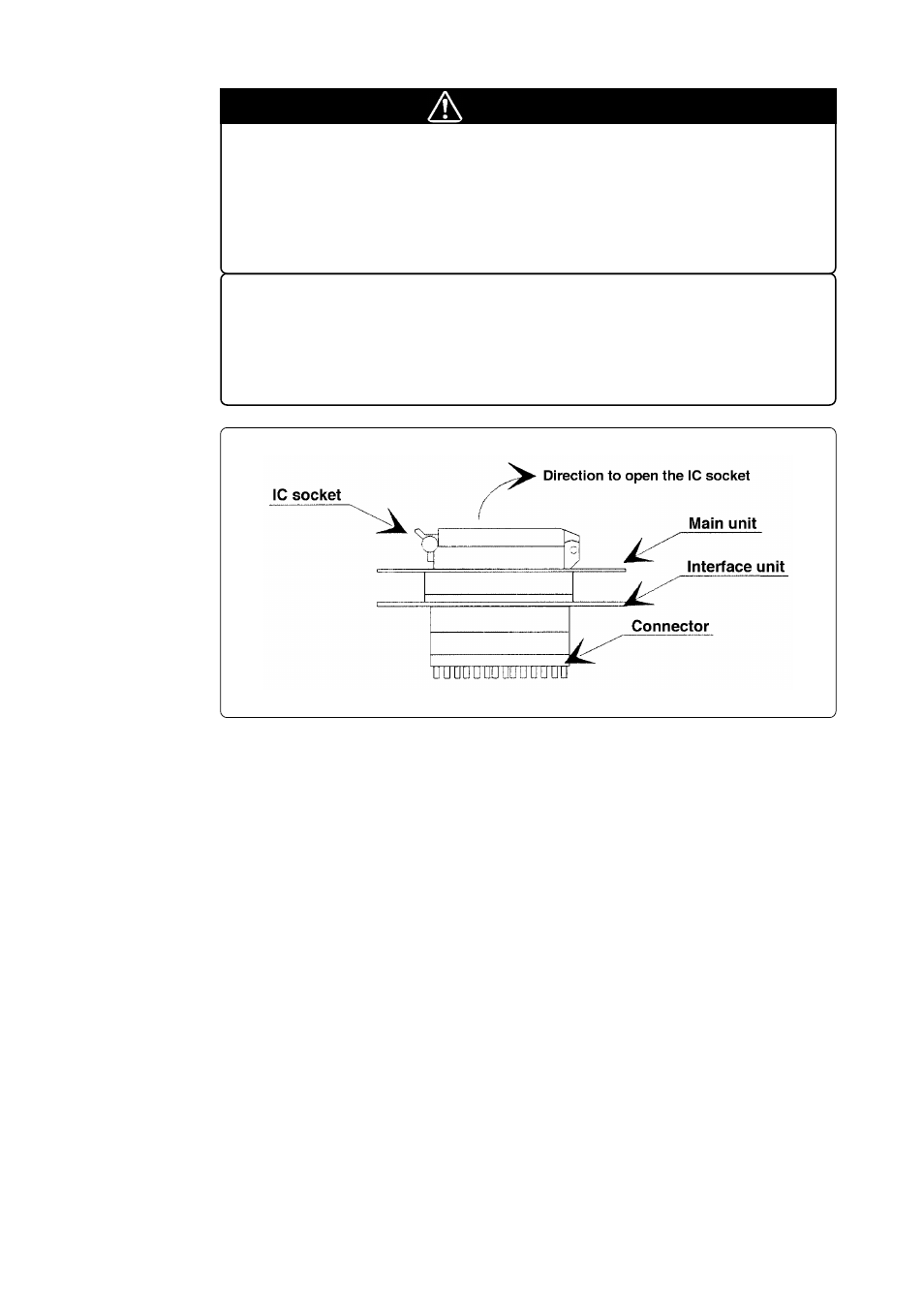 Caution, Caution to be taken for handling an mcu, Caution when opening and closing the ic socket | Renesas PCA7413F-80 User Manual | Page 11 / 20