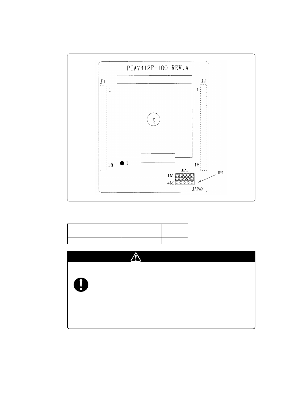 3 setting the switch, Caution, Cautions for setting the switch | Renesas PCA7413F-80 User Manual | Page 9 / 20