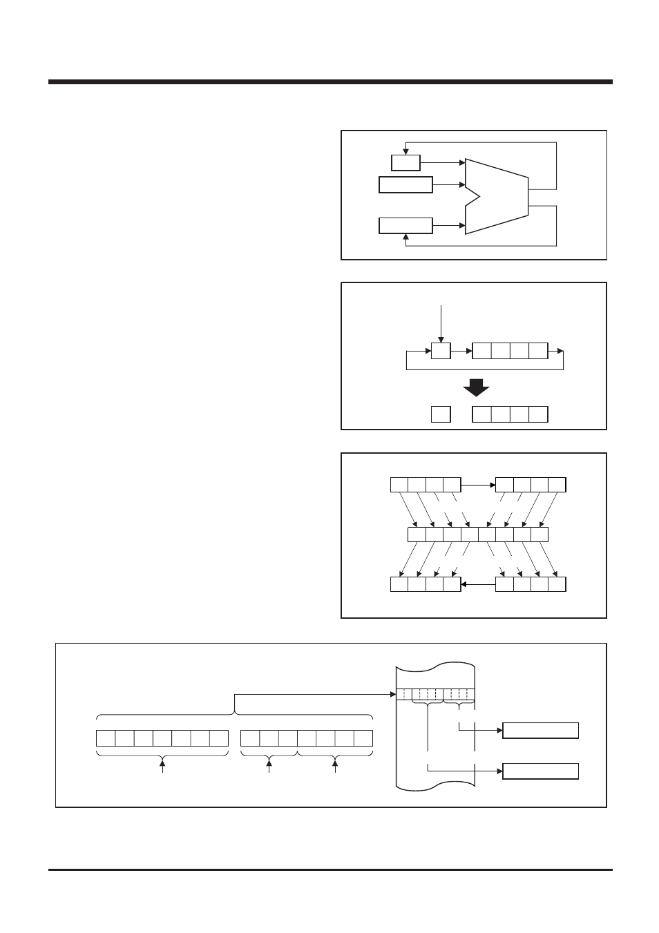 Function block operations, Hardware, 2) register a and carry flag | 3) registers b and e, 4) register d | Renesas 4514 User Manual | Page 30 / 210