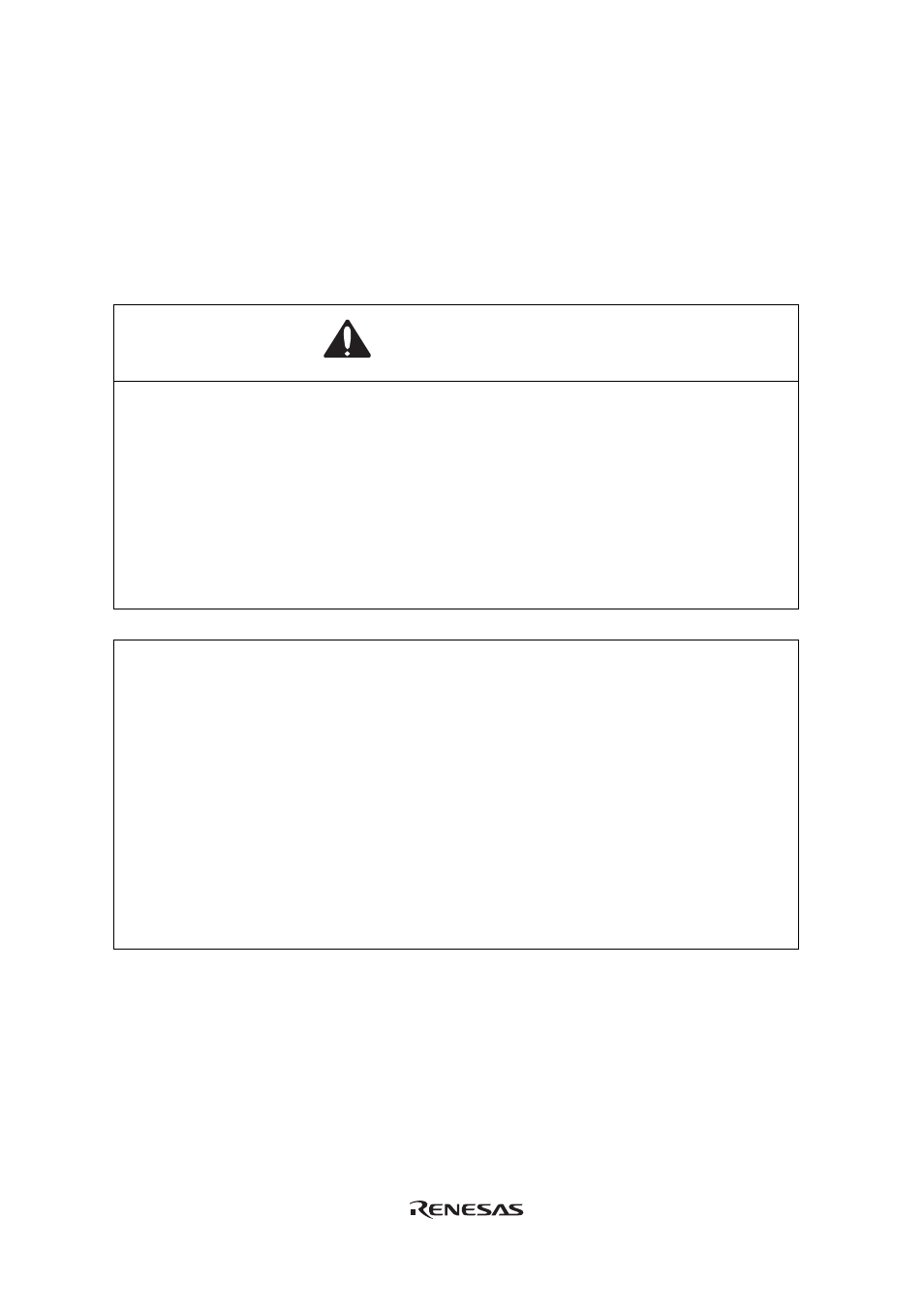 Section 2 connection procedures, Caution, Warning | Renesas H8SX/1653 User Manual | Page 14 / 36