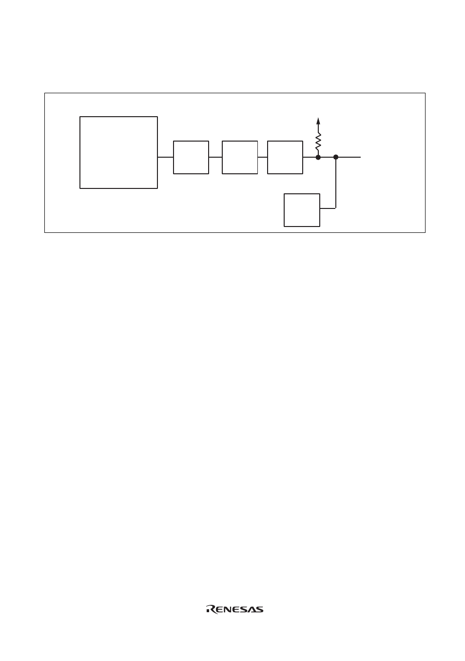 Figure 13 user system interface circuit (4) | Renesas H8SX/1653 User Manual | Page 28 / 36