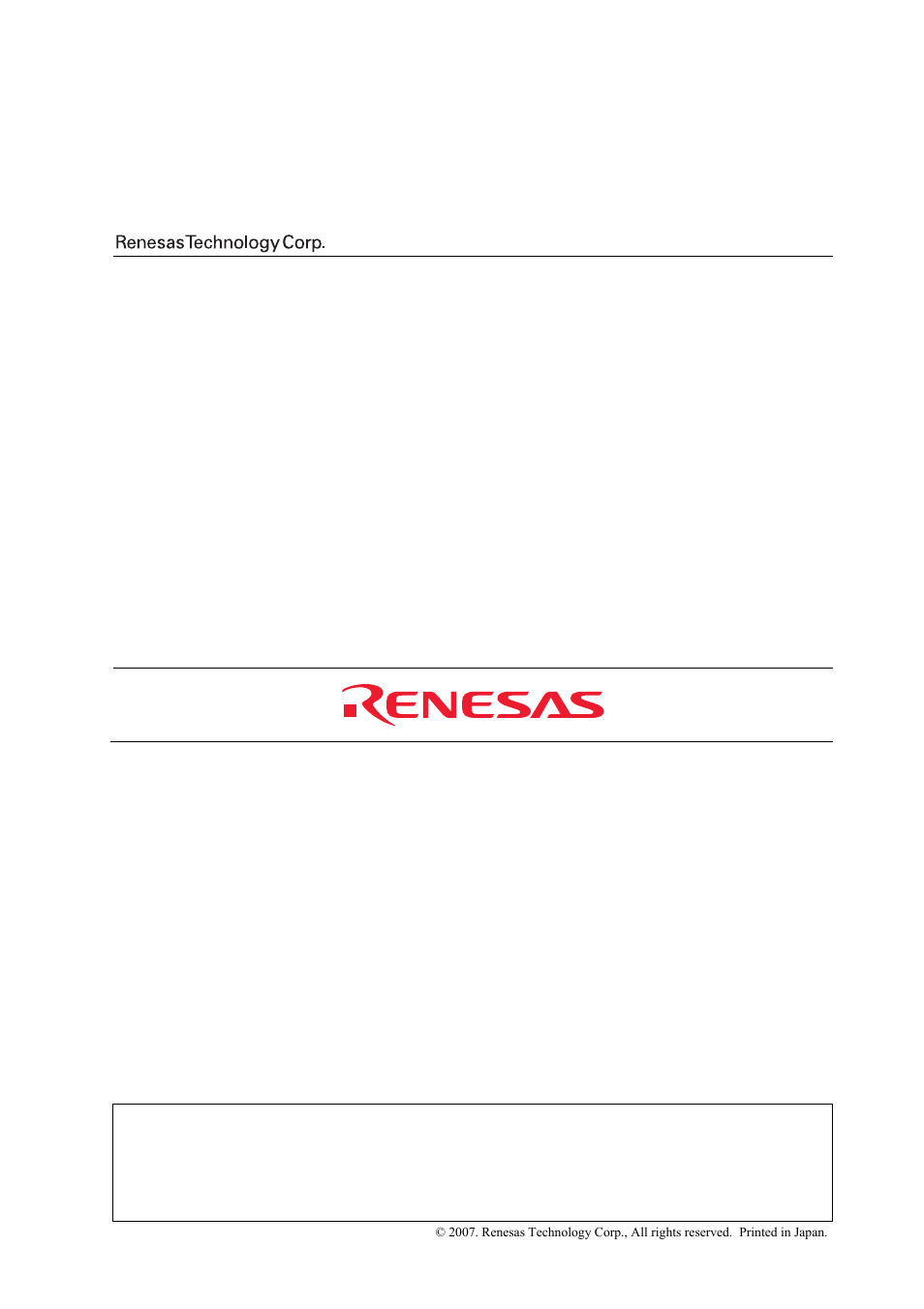 Renesas HA31005ANP User Manual | Page 8 / 8