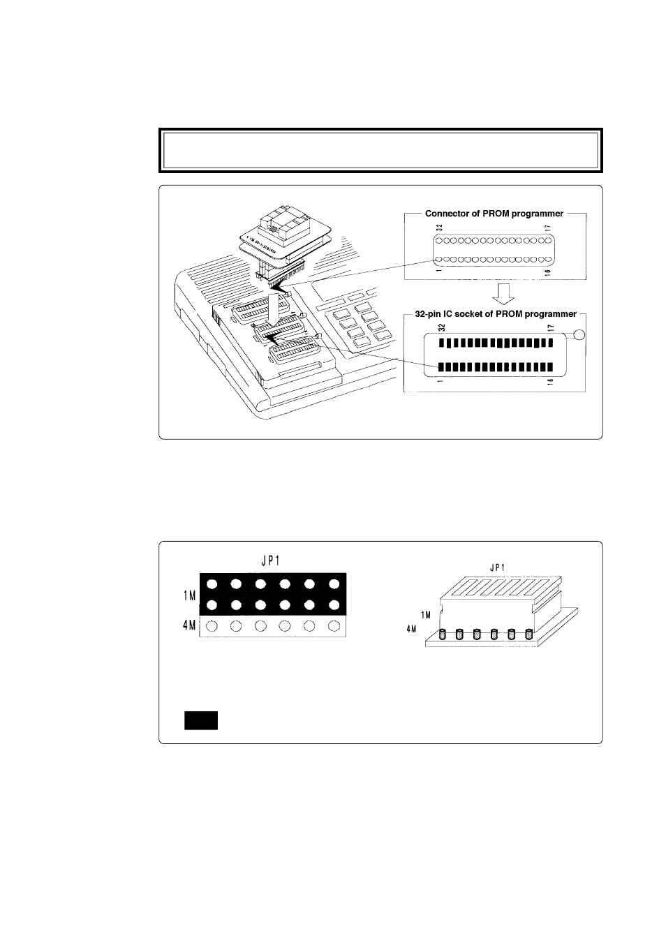 2 attaching adapter to prom programmer, 3 setting switches | Renesas PCA7302E1L-80 User Manual | Page 11 / 18