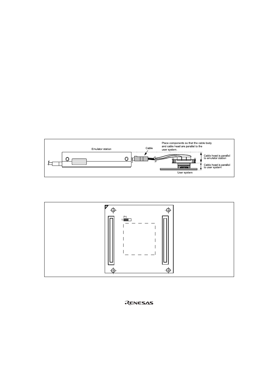 Section 5 notice, Figure 12p1 short connector | Renesas H8/3814 Series User Manual | Page 21 / 21